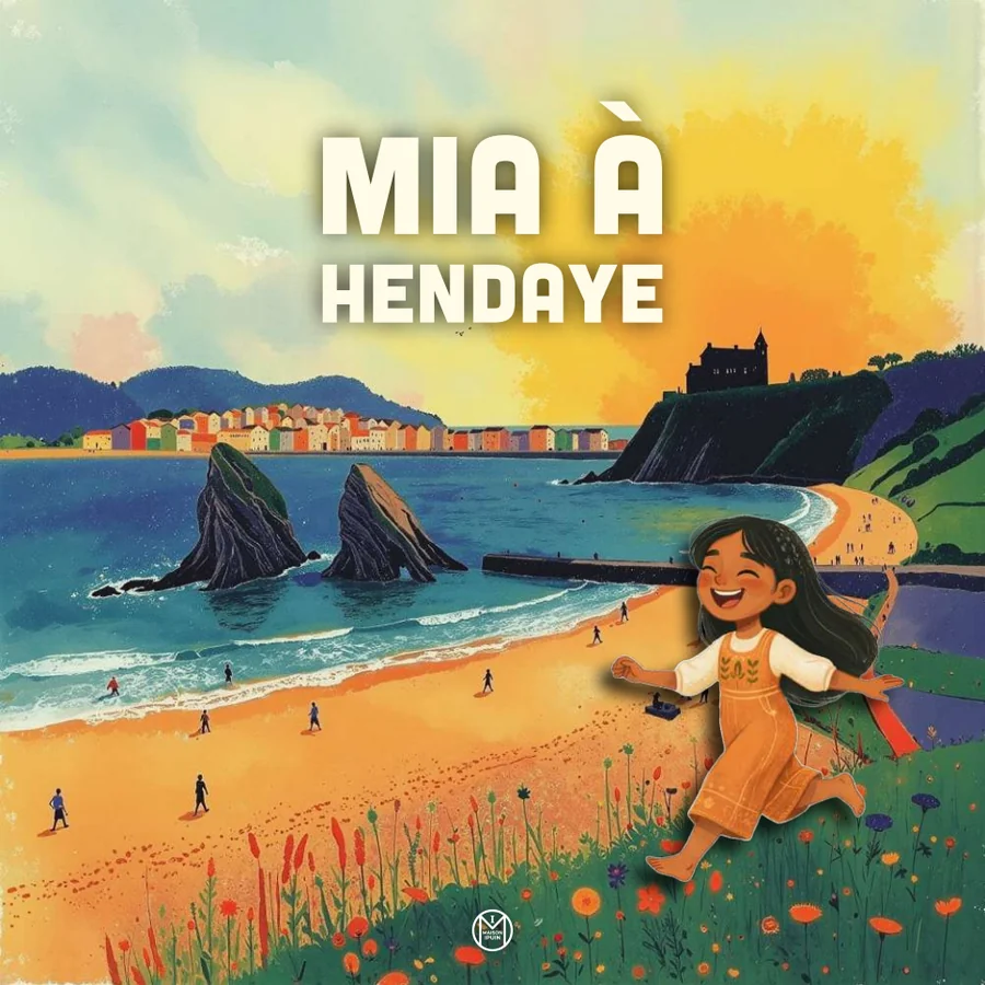 Couverture du livre Mia à Hendaye